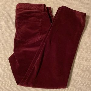 Talbots maroon corduroy 10P